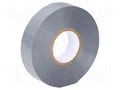 Tape: electrical insulating; W: 19mm; L: 20m; Thk: 0.13mm; grey; 160% PARTEX PA-IT-8