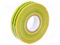 Tape: electrical insulating; W: 19mm; L: 20m; Thk: 0.13mm; PVC film PARTEX PA-IT-1-45