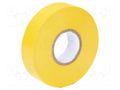 Tape: electrical insulating; W: 19mm; L: 20m; Thk: 0.13mm; yellow PARTEX PA-IT-1-4