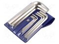 Wrench-set; hex key; steel; 10pcs. IRIMO SA.041021