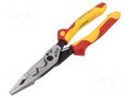 Pliers; insulated,universal; steel; 225mm; 1kVAC WIHA WIHA.45705