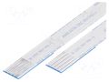 FFC tape; Cores: 4; Tape ph: 1mm; L: 304mm; 1A; 60V; FFC10-TIN GCT 10-04-A-0304-C