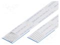 FFC tape; Cores: 6; Tape ph: 1mm; L: 101mm; 1A; 60V; Plating: tinned GCT 10-06-A-0101-C