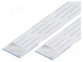 FFC tape; Cores: 10; Tape ph: 1mm; L: 228mm; 1A; 60V; FFC10-TIN GCT 10-10-A-0228-C