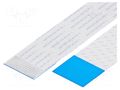 FFC tape; Cores: 15; Tape ph: 1mm; L: 304mm; 1A; 60V; Plating: tinned GCT 10-15-D-0304-C