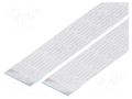 FFC tape; Cores: 24; Tape ph: 1mm; L: 279mm; 1A; 60V; FFC10-TIN GCT 10-24-A-0279-C