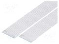 FFC tape; Cores: 25; Tape ph: 1mm; L: 279mm; 1A; 60V; FFC10-TIN GCT 10-25-A-0279-C