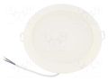 Lamp: LED downlight; 230VAC; 16W; neutral white; 110°; 4000K; IP20 TOSHIBA LED LIGHTING 4711112387854