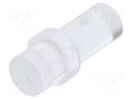 Fiber for LED; Ø3mm; L: 6.4mm; round; Front: flat; straight; PLP1 BIVAR PLP1-250-F