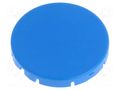 Actuator lens; RONTRON-R-JUWEL; blue; Ø19.7mm SCHLEGEL T22RRGBL
