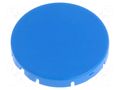 Actuator lens; RONTRON-R-JUWEL; blue; Ø19.7mm SCHLEGEL T22RRGBL