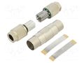 Connector: M12; coupler; PIN: 4; Cat: 5; shielded; for cable; IDC PHOENIX CONTACT SACCCC4QOSHETH