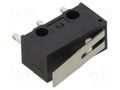 Microswitch SNAP ACTION; 0.1A/30VDC; SPDT; Rcont max: 100mΩ; MS1 DIPTRONICS MS1-01L21HGV