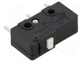 Microswitch SNAP ACTION; 3A/250VAC; 3A/30VDC; without lever DIPTRONICS MS2-5P1HGV