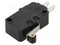 Microswitch SNAP ACTION; 5A/250VAC; with lever (with roller) DIPTRONICS MS3-5L5E1BV