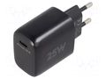Power supply: switching; mains,plug-in; 3.3÷5.9VDC,; 25W; 79.1% GOOBAY ZSI-65367