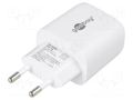Power supply: switching; mains,plug-in; 3.3÷5.9VDC,; 25W; 79.1% GOOBAY ZSI-65368