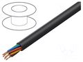 Wire: loudspeaker cable; 8x13AWG; stranded; OFC; black; unshielded TASKER TAS-T37