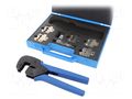 Tool: for crimping; 237mm; Kit: crimping jaws BEX BEX-PBO-S1