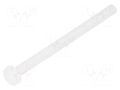 Screw; M3x40; 0.5; Head: cheese head; Pozidriv; 0.8mm; polyamide DREMEC DR8G205M3X40
