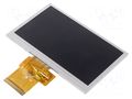 Display: TFT; 4.3"; 800x480; Illumin: LED; Dim: 105.5x67.2x2.6mm POWERTIP PH800480T028-ZFA