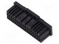 Connector: wire-board; plug; Dynamic D-1100D; female; PIN: 34; 125V TE Connectivity 1-1827863-7