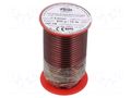 Coil wire; single coated enamelled; 2.6mm; 0.5kg; -65÷200°C INDEL DNE2.60-0.50