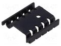 Heatsink: extruded; U; TO220; black; L: 29mm; aluminium; anodized SEIFERT ELECTRONIC KL-105/29/SW