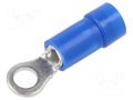 Tip: ring; Ø: 3.5mm; 1.5÷2.5mm2; crimped; for cable; insulated; blue PANDUIT PV14-6RN-C