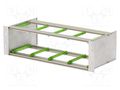 Enclosure: mounting rack; Standard: 19"; 3U; Z: 132.5mm; X: 482.6mm BOPLA BGT22380.12-BN-SET
