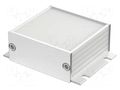 Enclosure: with panel; with fixing lugs; Filotec; X: 55.3mm; IP40 BOPLA F524-50WL-SET