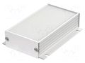 Enclosure: with panel; with fixing lugs; Filotec; X: 55.3mm; IP40 BOPLA F524-100WL-SET
