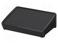 Enclosure: desktop; BoPad; X: 285mm; Y: 198mm; Z: 92.9mm; ABS; black BOPLA BOP10.1P-9005-SET