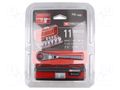 Wrench-set; 6-angles,socket spanner; 1/4"; RXPICO; 11pcs. FACOM FACOM-RXPICOPB