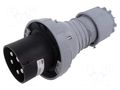Connector: AC supply 3-phase; plug; male; 125A; 500VAC; IEC 60309 PCE 045-7