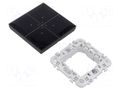 Touch switch; in mounting box; 85÷265VDC; IP50 (from the front) F&F GS4-AC-T-B