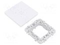 Touch switch; in mounting box; 85÷265VDC; IP50 (from the front) F&F GS4-AC-T-W
