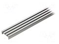 Profiles for LED modules; silver; 1m; GIZA; aluminium; anodized KLUŚ K-A05556A-1M
