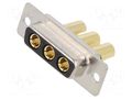 Connector: Special D-Sub; PIN: 3; plug; female; for cable; MHCD MH CONNECTORS MHCDS3W3S4