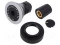 Switch: rotary; 22mm; IP65; RONTRON-R-JUWEL; Ø22.3mm SCHLEGEL RRJE