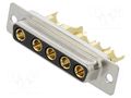 Connector: Special D-Sub; PIN: 5; plug; female; for cable; MHCD MH CONNECTORS MHCDS5W5S4