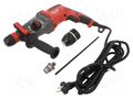 Fixing hammer; 800W; 230VAC; 0÷4500/min; 2.4J; 0÷1500rpm Milwaukee MW-PH26TX