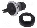 Switch: rotary; 22mm; Stabl.pos: 3; IP65; RONTRON-R-JUWEL; Pos: 3 SCHLEGEL RRJWB-514