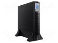 Power supply: UPS; 900W; 1kVA; 207÷247V; 440x86.5x430mm; 9Ah; 4h GREEN CELL GC-UPS13