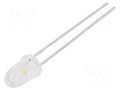 LED; white warm; 5mm; 16500÷50000mcd; 12°; Front: convex; -40÷85°C BRIGHTEK (EUROPE) N0W59L96
