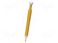 Test needle; 5.2mm; 5A; plastic; gold-plated; Ø: 3mm; flat; SKS-415 INGUN SKS-415-0037