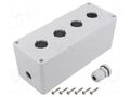Enclosure: for remote controller; 22mm; X: 75mm; Y: 190mm; Z: 75mm KRADEX ZEB190.75.75-4