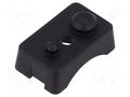 Clip; ABS; black; 10pcs. KRADEX ZM-ZPM-ABS