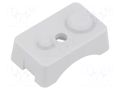 Clip; ABS; light grey; 10pcs. KRADEX ZM-ZPMJ-ABS