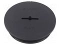 Stopper; M63; 1.5; IP68; polyamide; black; SKINDICHT®; with seal LAPP BLK-GL-M63+O-R9005